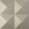 Ekena Millwork 11 7/8in. W x 11 7/8in. H Tirana EnduraWall Decorative 3D Wall Panel Covers 0.98 Sq. Ft. WP12X12TICSV - alternate 1